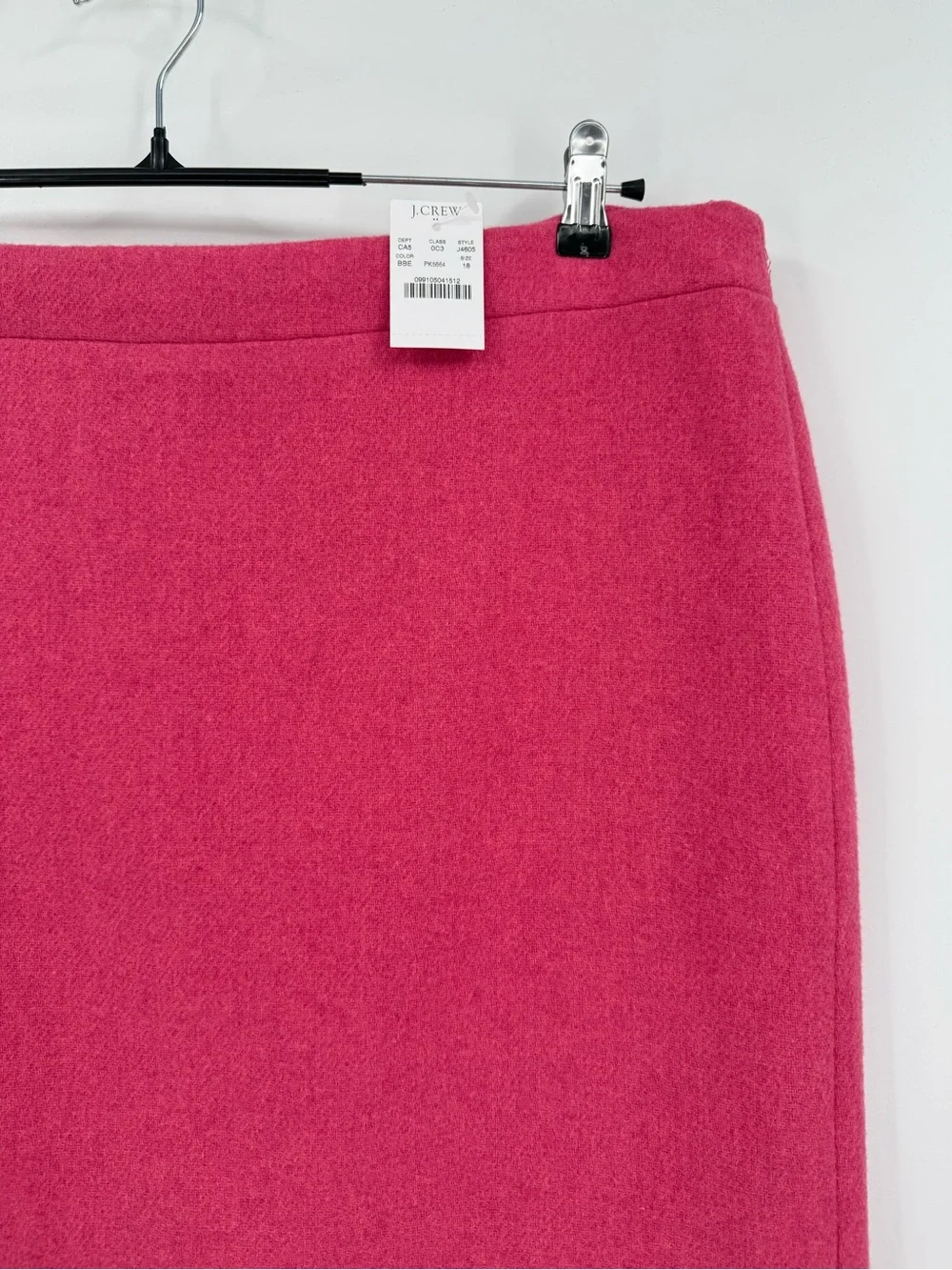 J. Crew Mercantile Wool Blend Lined PinkPencil Skirt Size 18